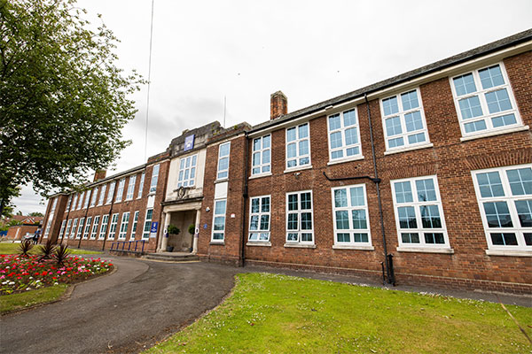 school entrance